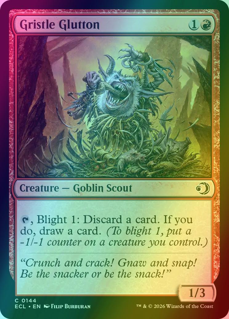 Gristle Glutton [144] [Lorwyn Eclipsed] [Foil]