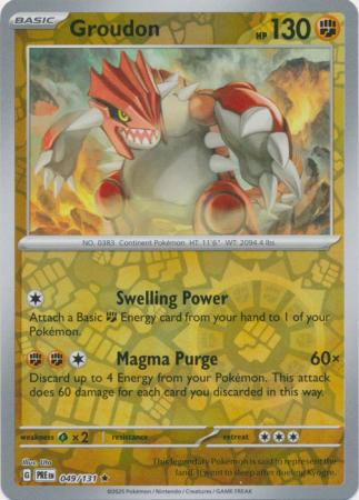 Groudon - 049/131 - Rare [sv085-049] [Reverse Holo]