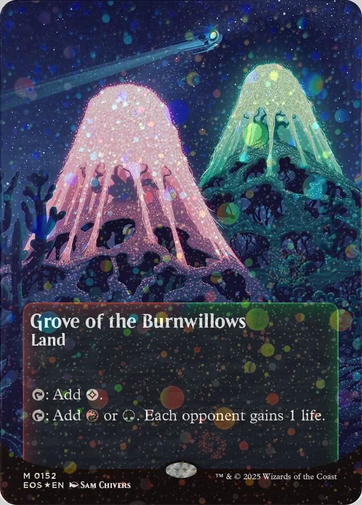 Grove of the Burnwillows [152] [Borderless] [Poster] [Edge of Eternities: Stellar Sights] [Galaxy Foil]