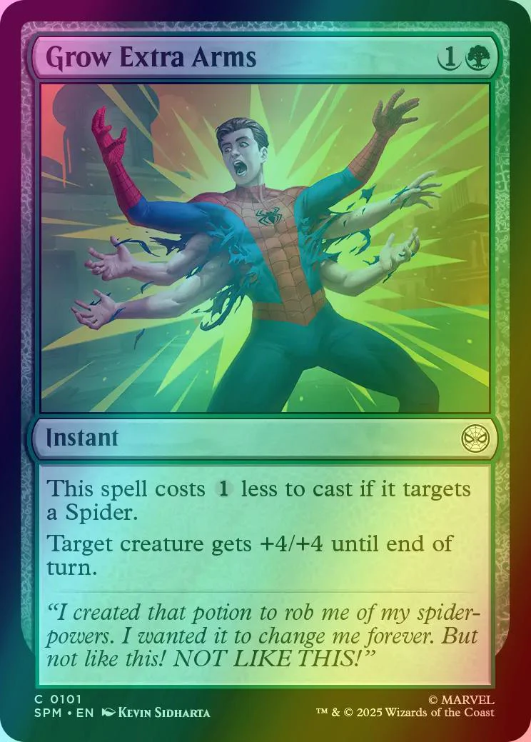 Grow Extra Arms [101] [Marvel's Spider-Man] [Foil]