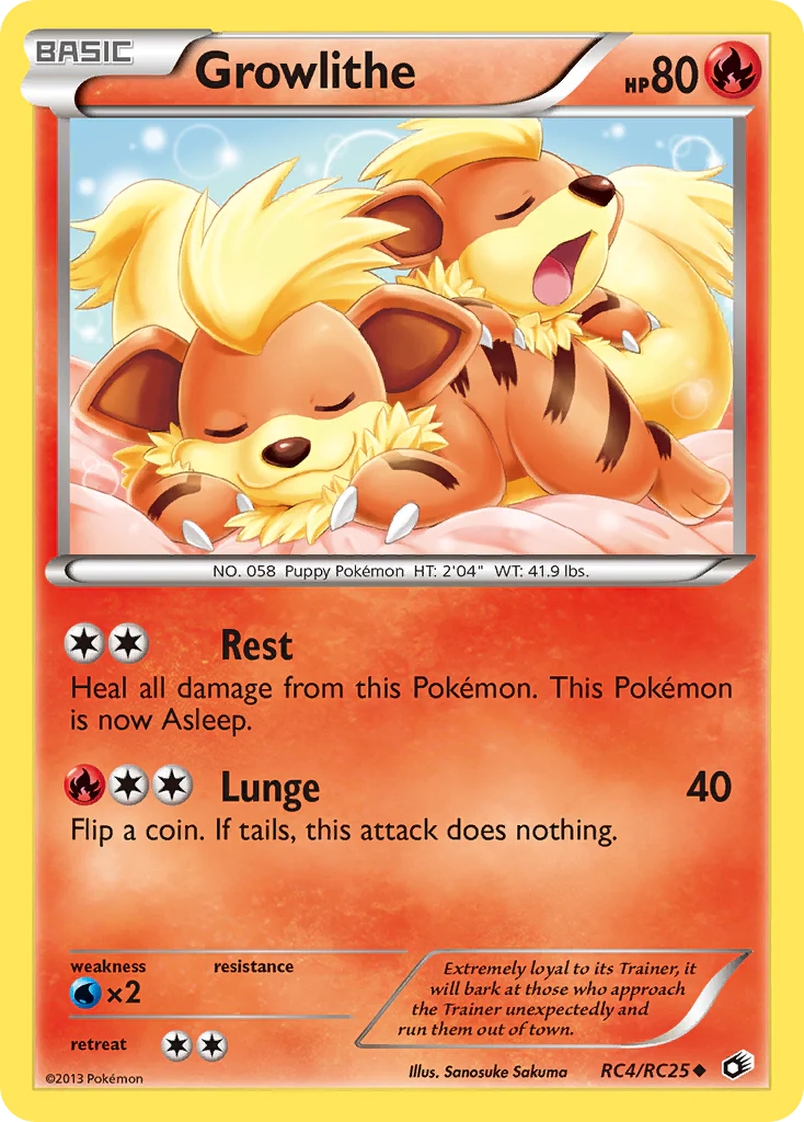 Growlithe - RC4/RC25 - Uncommon [bw11-RC4] [Holo]