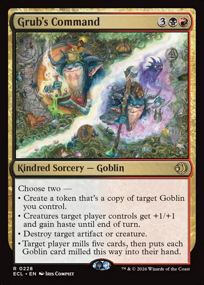 Grub's Command [228p] [Promo Pack] [Lorwyn Eclipsed: Promos] [Non-Foil]