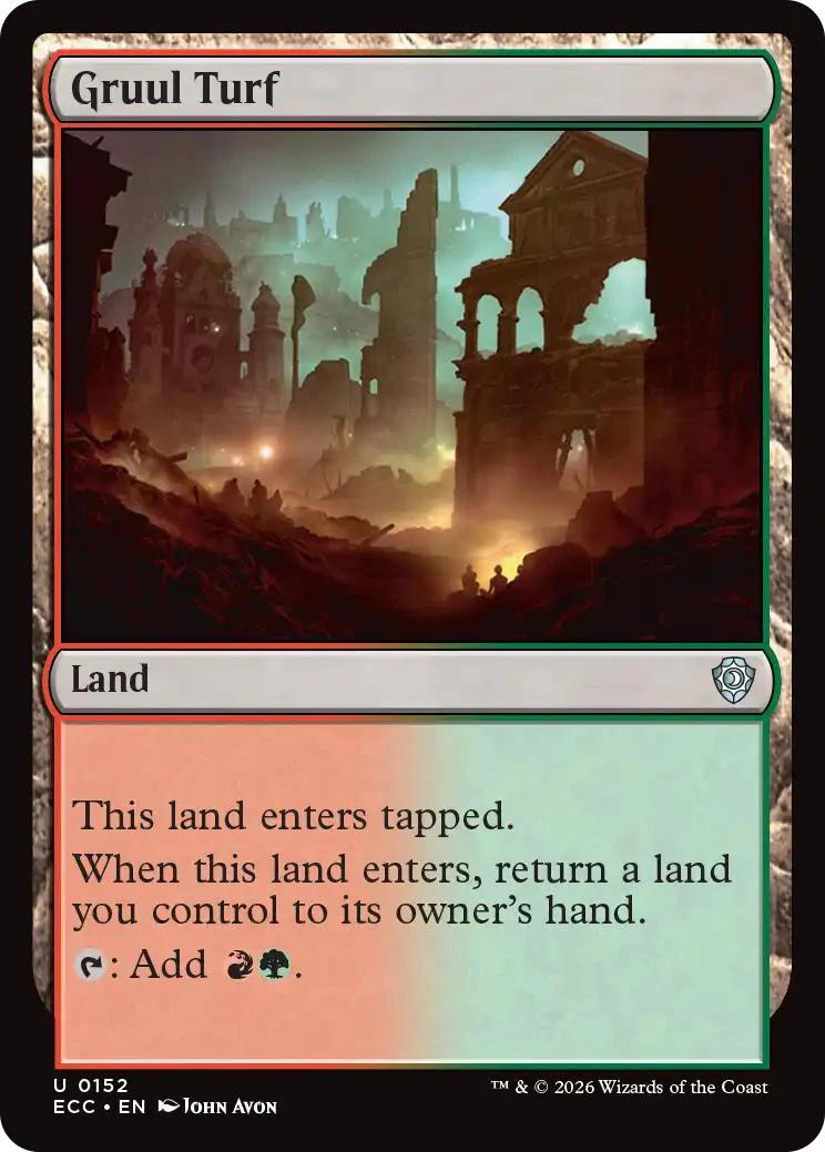 Gruul Turf [152] [Lorwyn Eclipsed: Commander] [Non-Foil]