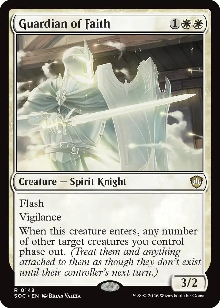 Guardian of Faith [148] [Secrets of Strixhaven: Commander] [Non-Foil]