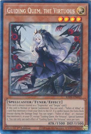 Guiding Quem, the Virtuous - RA04-EN043 - Collector's Rare - 1st Edition
