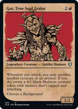 Gut, True Soul Zealot [399] [Rulebook Showcase] [Commander Legends: Battle for Baldur's Gate] [Non-Foil]