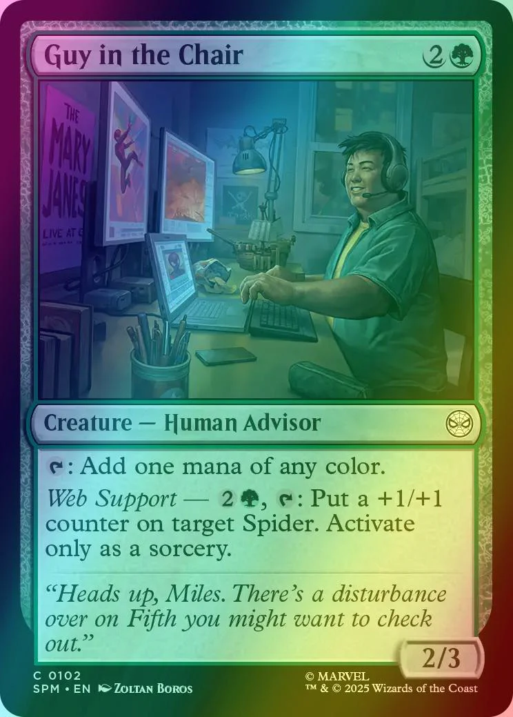 Guy in the Chair [102] [Marvel's Spider-Man] [Foil]