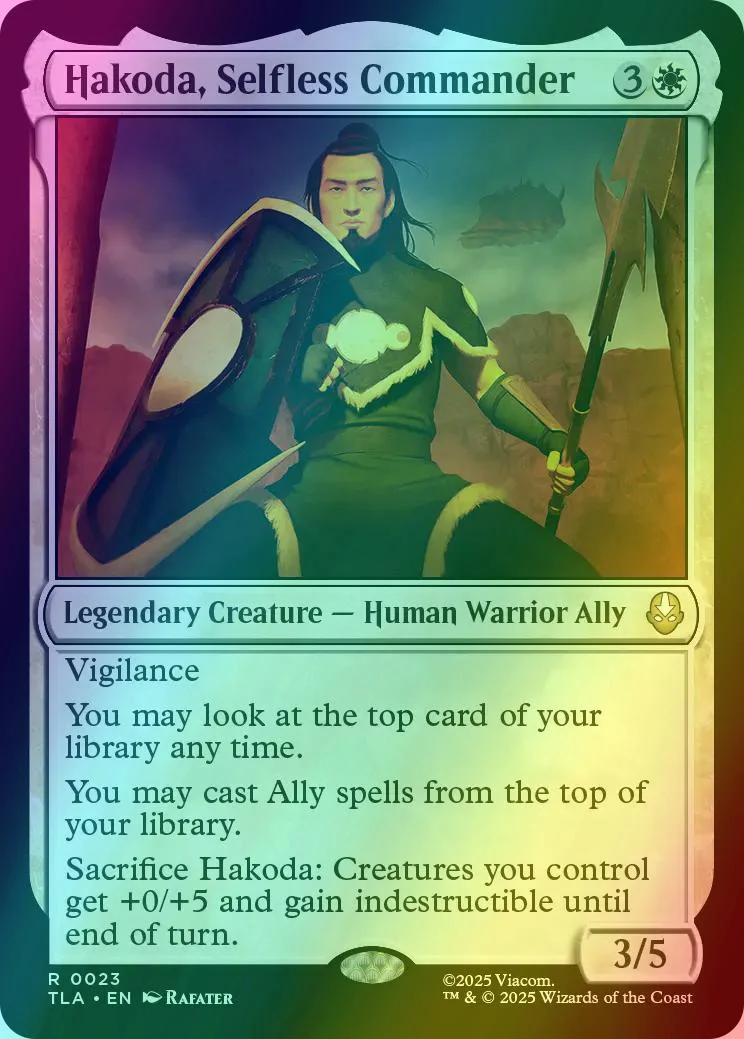 Hakoda, Selfless Commander [23] [Avatar: The Last Airbender] [Foil]