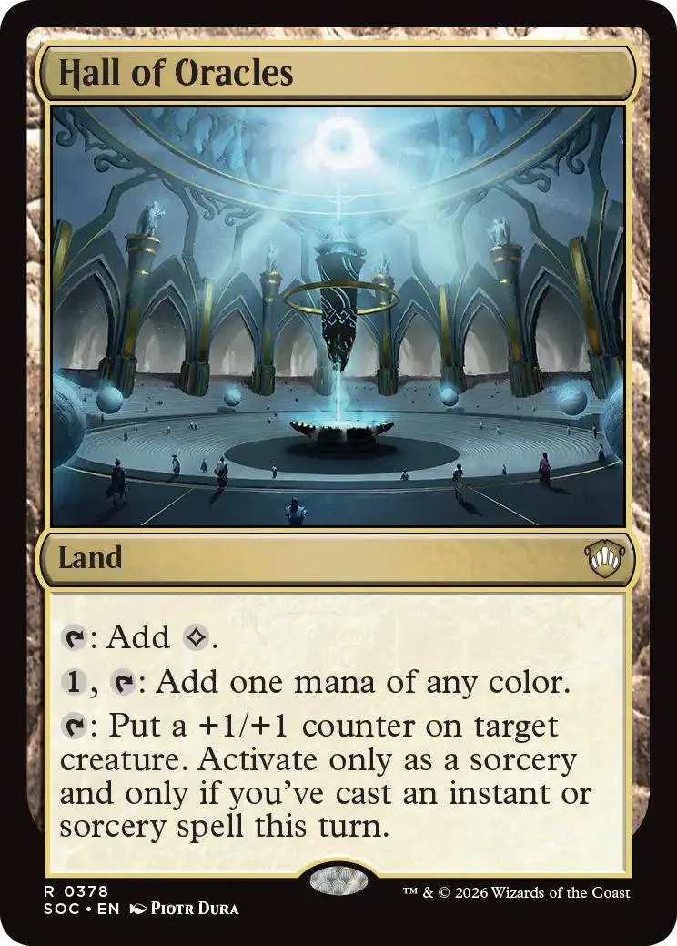 Hall of Oracles [378] [Secrets of Strixhaven: Commander] [Non-Foil]
