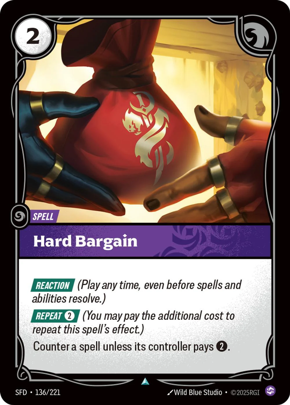 Hard Bargain - 136/221 [Spiritforged] [Non Foil]