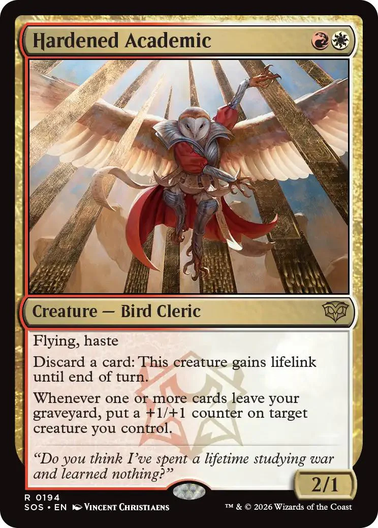 Hardened Academic [194] [Secrets of Strixhaven] [Non-Foil]