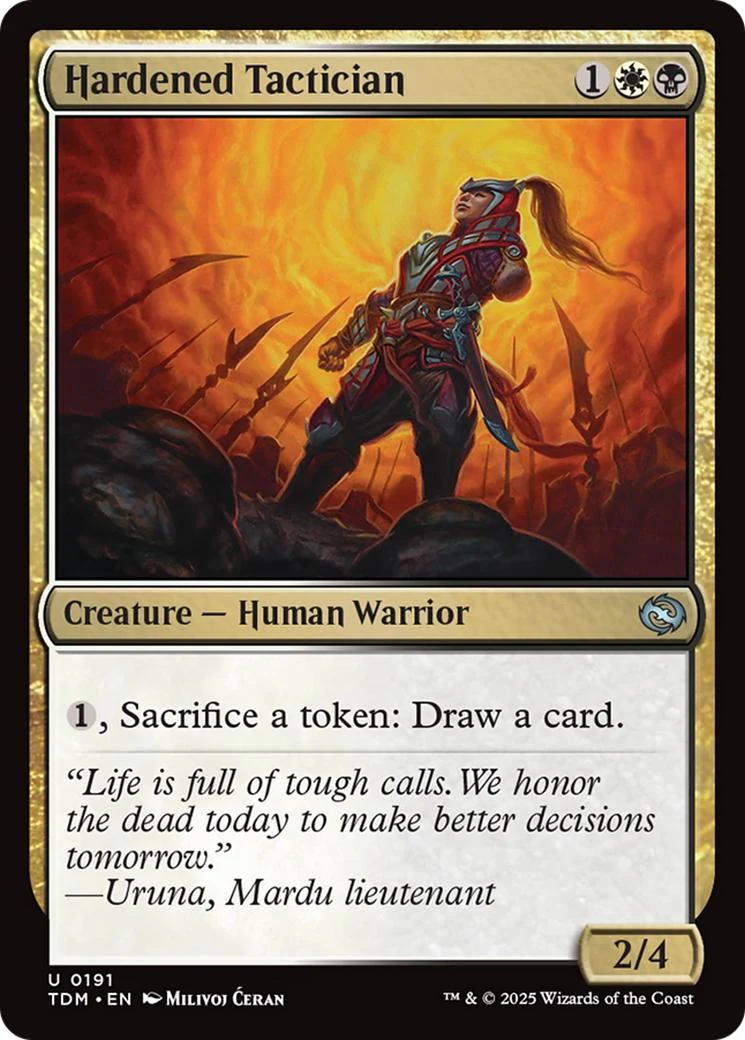 Hardened Tactician [191] [Tarkir: Dragonstorm] [Non-Foil]