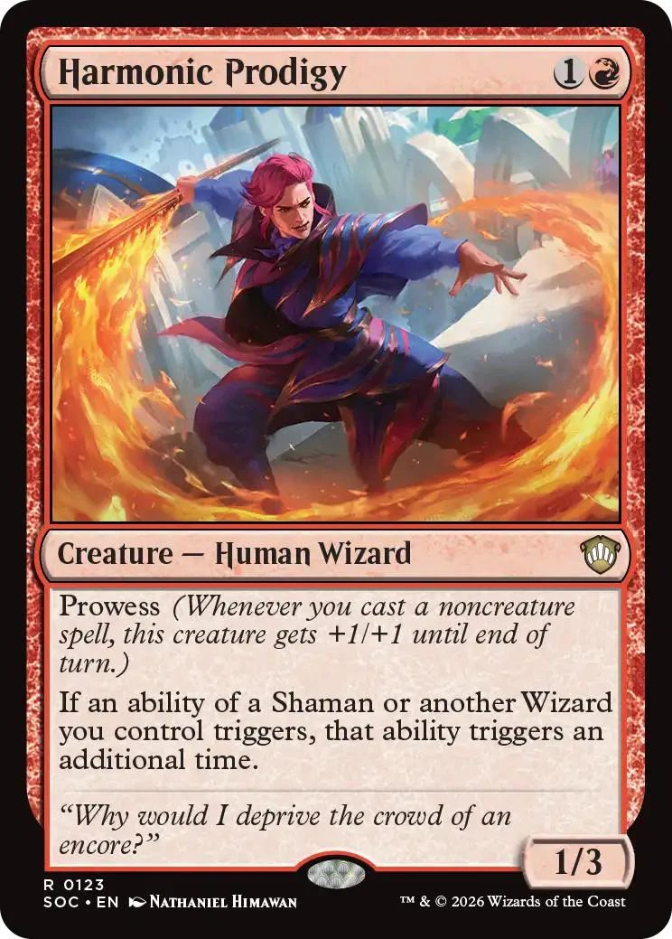 Harmonic Prodigy [123] [Secrets of Strixhaven: Commander] [Non-Foil]
