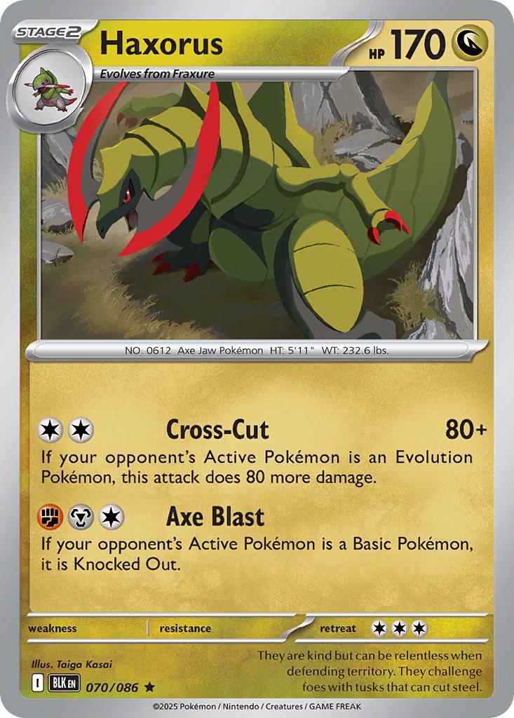 Haxorus - 070/086 - Rare [sv105b-070] [Holo]