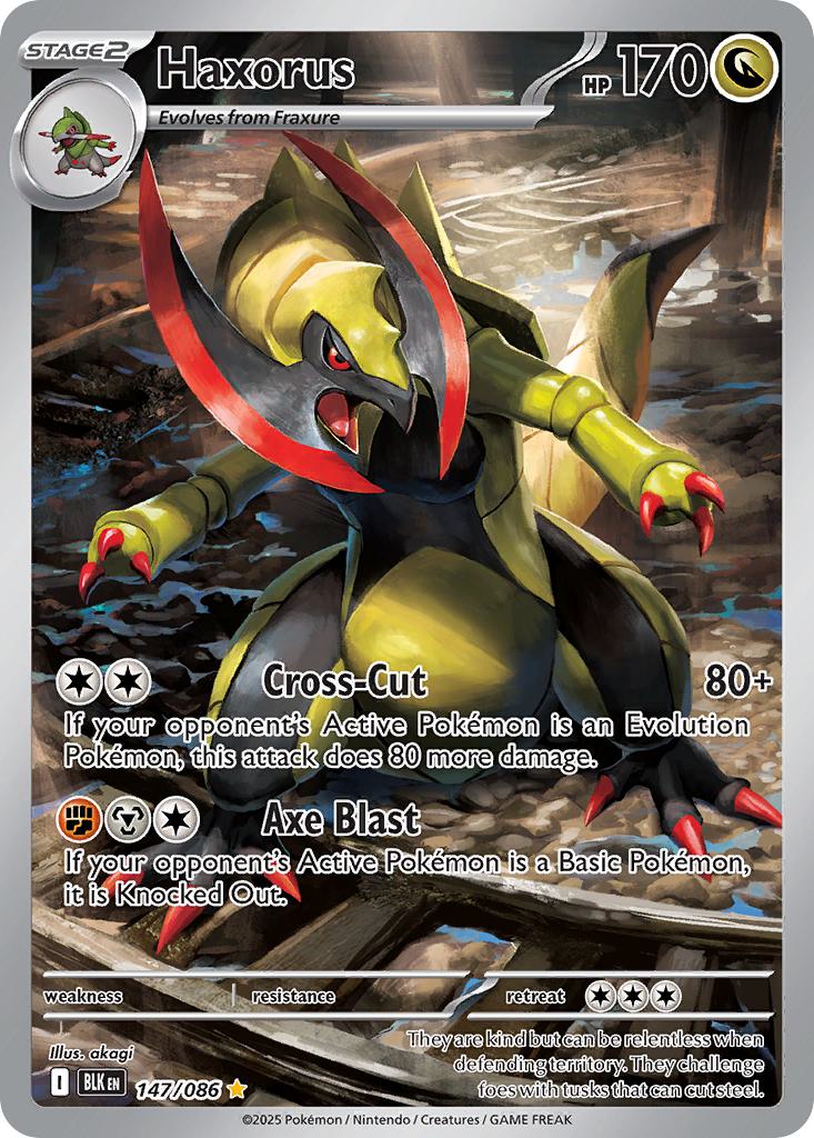 Haxorus - 147/086 - Illustration Rare [sv105b-147] [Ultra]