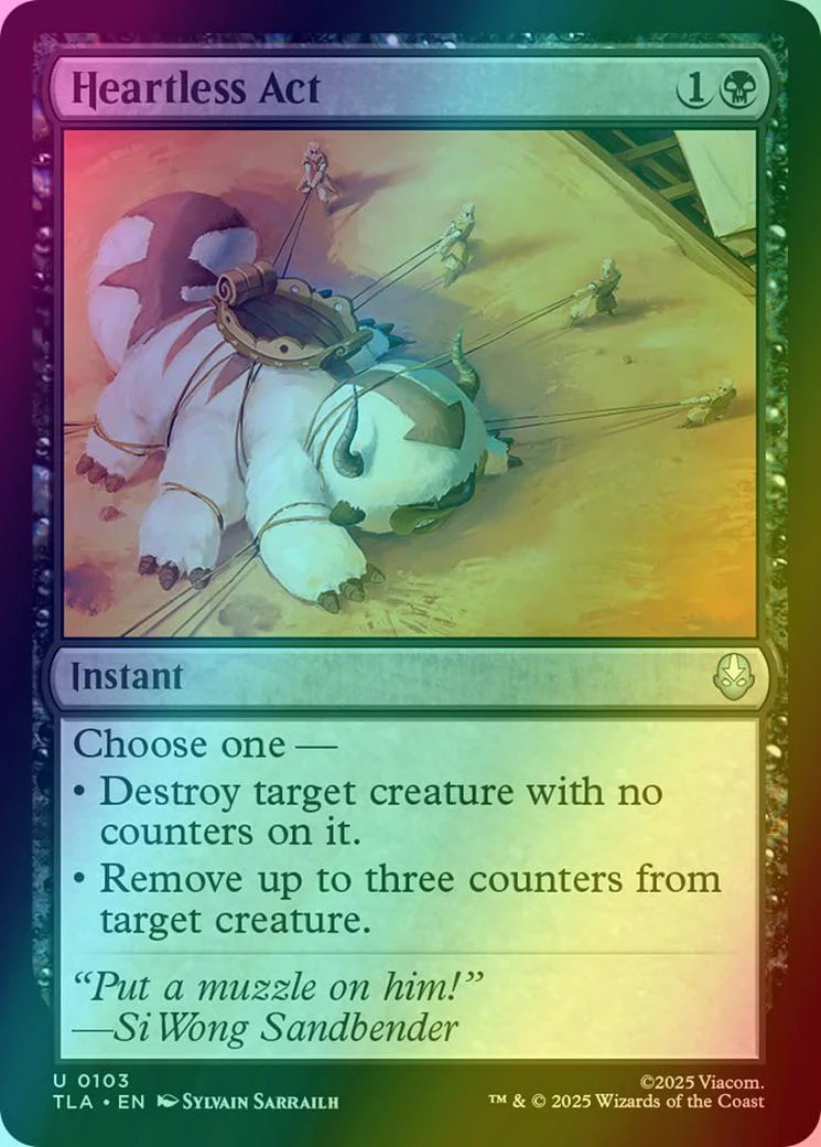 Heartless Act [103] [Avatar: The Last Airbender] [Foil]