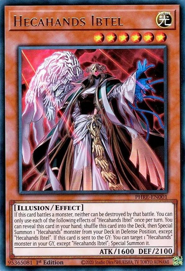 Hecahands Ibtel - PHRE-EN001 - Ultra Rare - 1st Edition