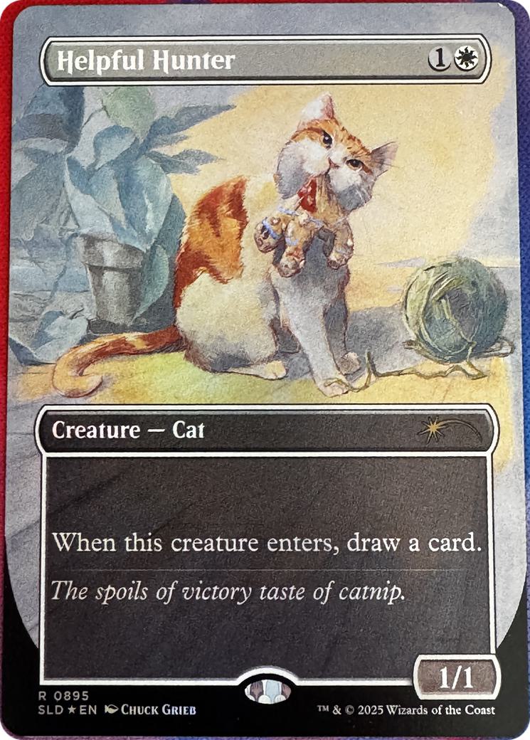 Helpful Hunter [0895] [Cats Are Better Than Dogs] [Secret Lair Drop] [Non-Foil]