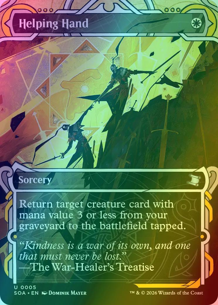 Helping Hand [5] [Showcase] [Secrets of Strixhaven: Mystical Archive] [Foil]