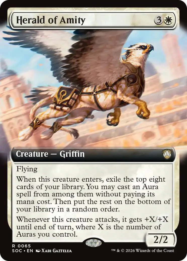 Herald of Amity [65] [Extended Art] [Secrets of Strixhaven: Commander] [Non-Foil]
