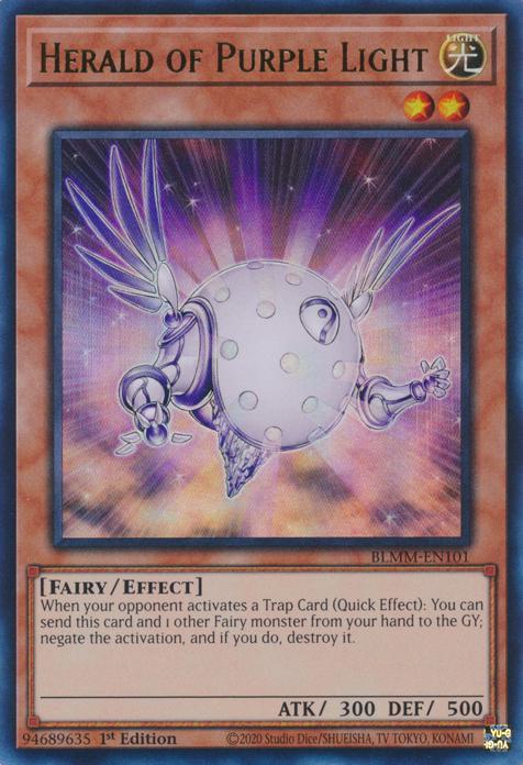 Herald of Purple Light - BLMM-EN101 - Ultra Rare - 1st Edition