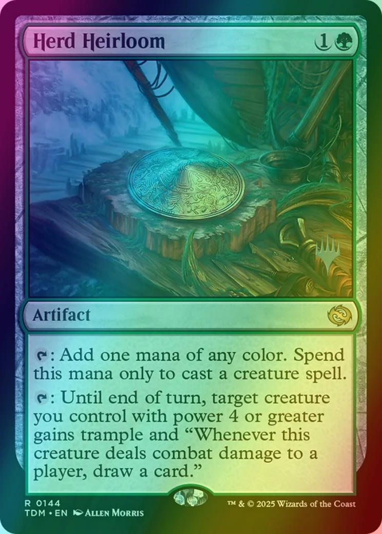 Herd Heirloom [144p] [Promo Pack] [Tarkir: Dragonstorm: Promos] [Foil]