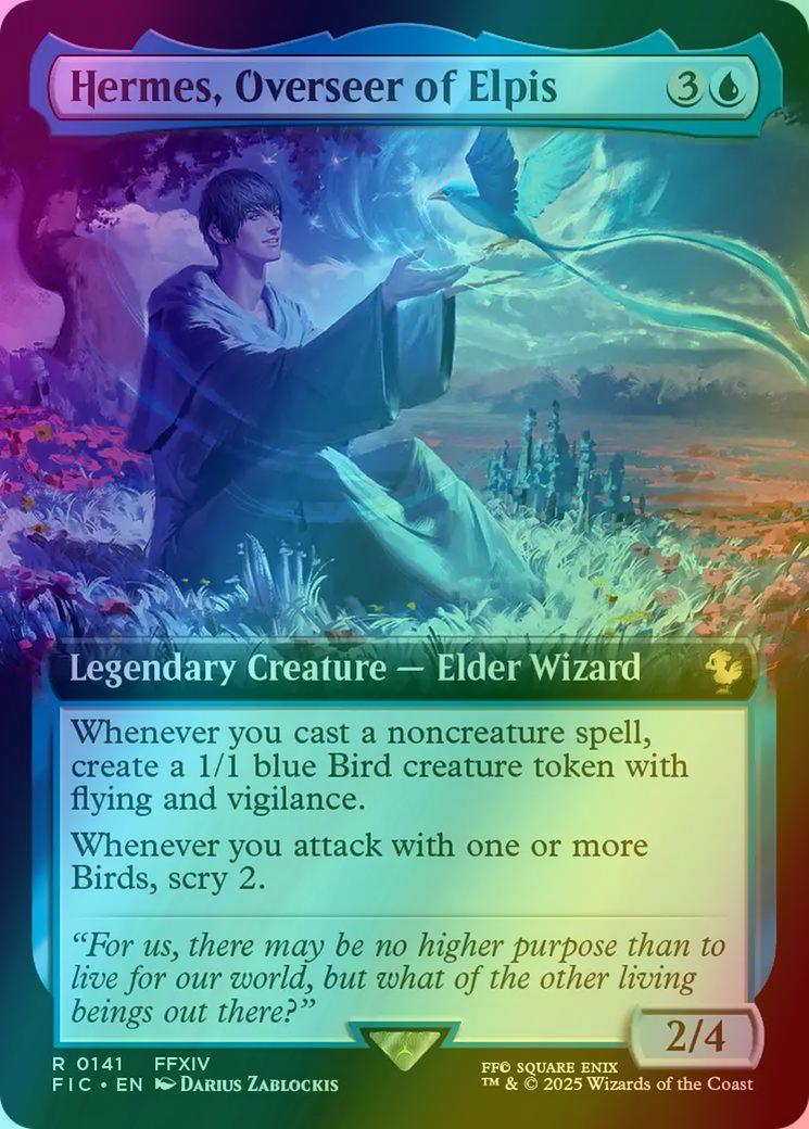 Hermes, Overseer of Elpis [141] [Extended Art] [FINAL FANTASY: Commander] [Foil]