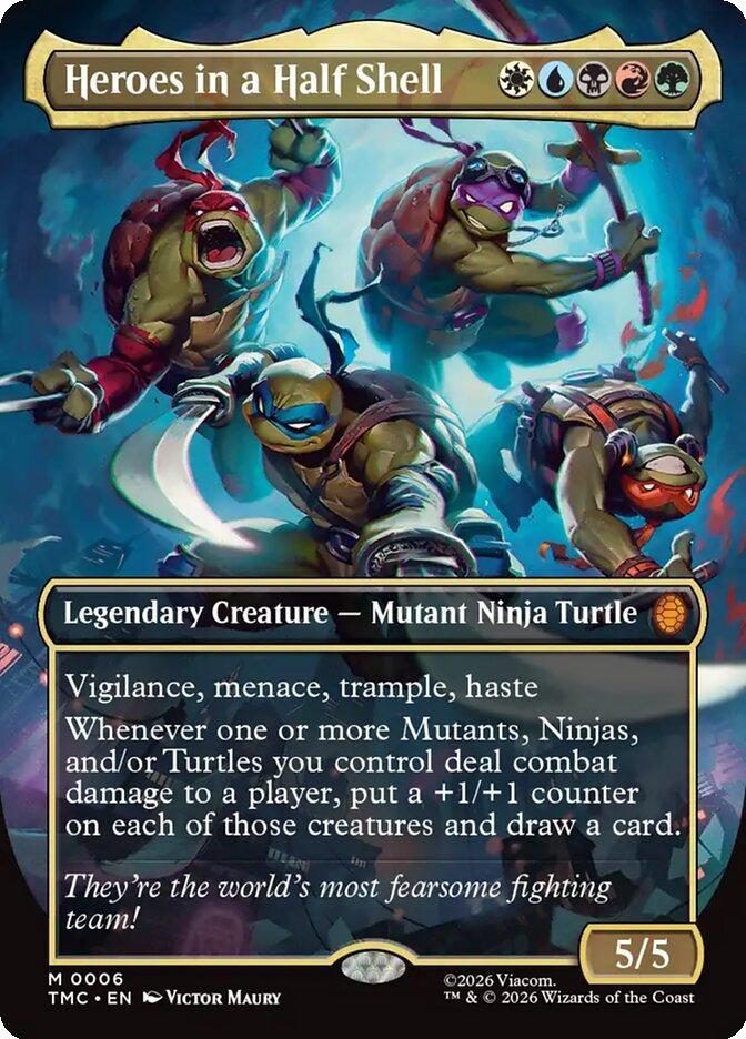 Heroes in a Half Shell [6] [Borderless] [Teenage Mutant Ninja Turtles Eternal] [Non-Foil]