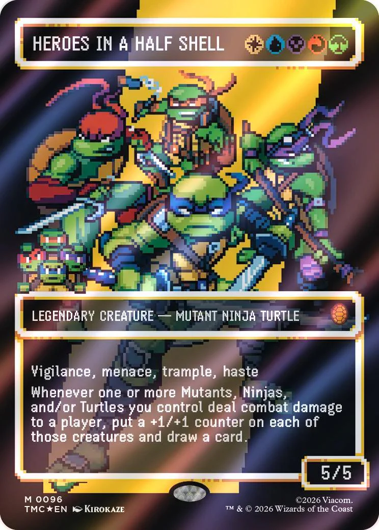 Heroes in a Half Shell [96] [Borderless] [Pixel] [Teenage Mutant Ninja Turtles Eternal] [Surge Foil]