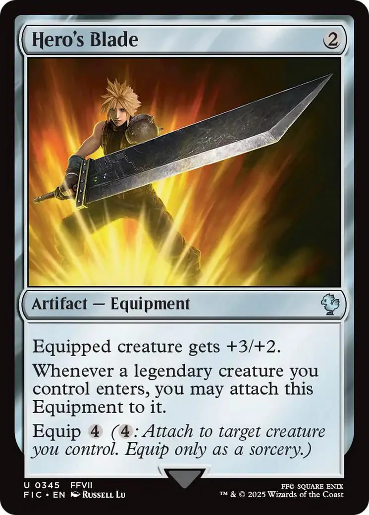 Hero's Blade [345] [FINAL FANTASY: Commander] [Non-Foil]