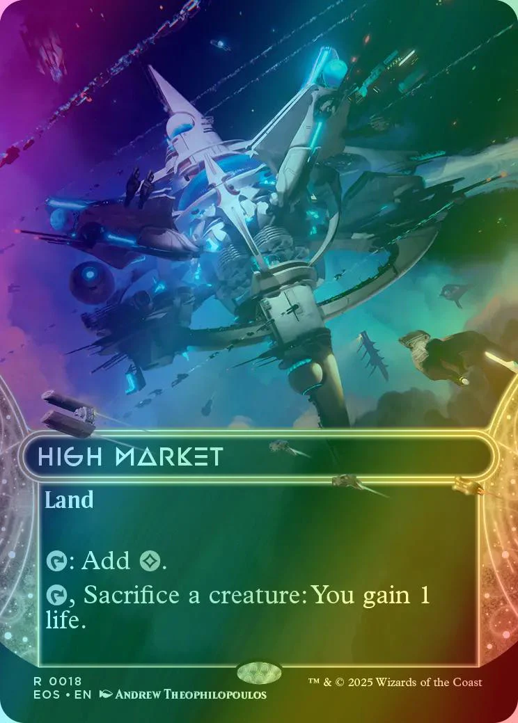 High Market [18] [Borderless] [Edge of Eternities: Stellar Sights] [Foil]