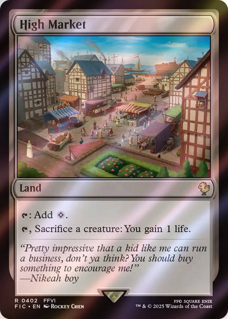 High Market [402] [FINAL FANTASY: Commander] [Surge Foil]