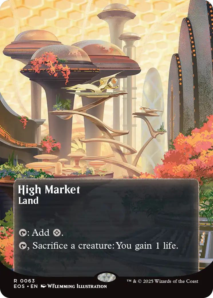 High Market [63] [Borderless] [Poster] [Edge of Eternities: Stellar Sights] [Non-Foil]