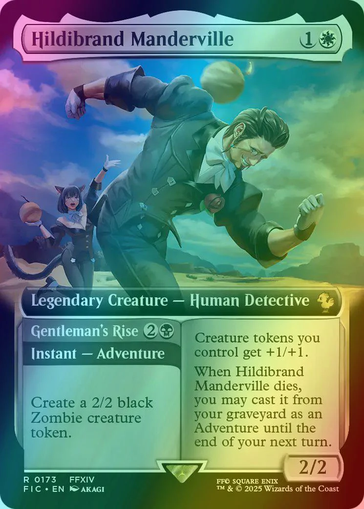 Hildibrand Manderville // Gentleman's Rise [173] [Extended Art] [FINAL FANTASY: Commander] [Foil]