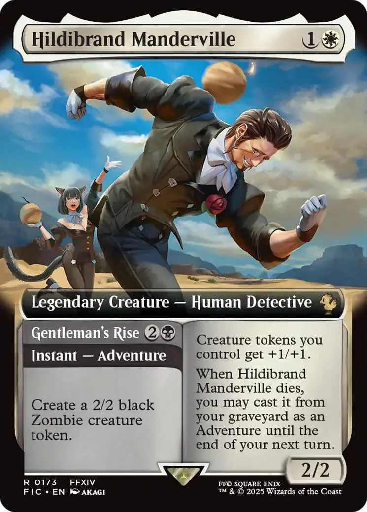 Hildibrand Manderville // Gentleman's Rise [173] [Extended Art] [FINAL FANTASY: Commander] [Non-Foil]