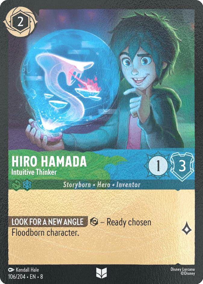Hiro Hamada - Intuitive Thinker - 106/204 [Reign of Jafar] [Cold Foil]