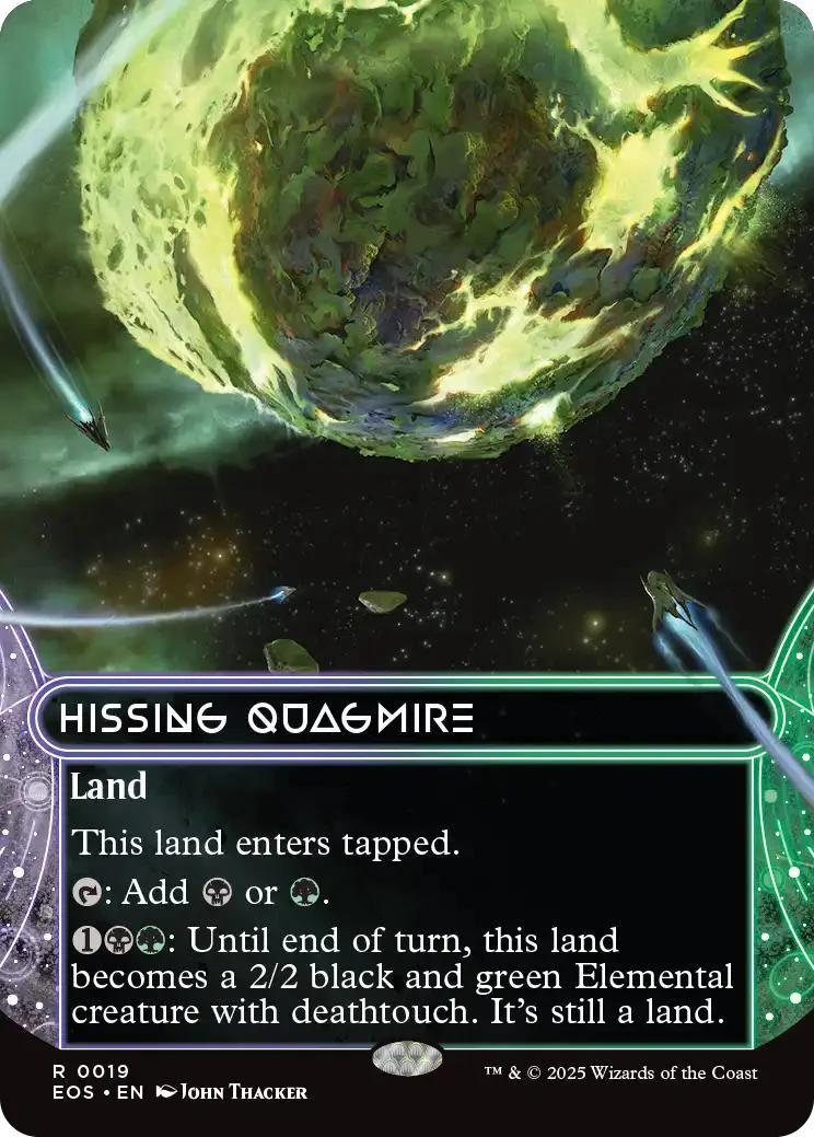 Hissing Quagmire [19] [Borderless] [Edge of Eternities: Stellar Sights] [Non-Foil]