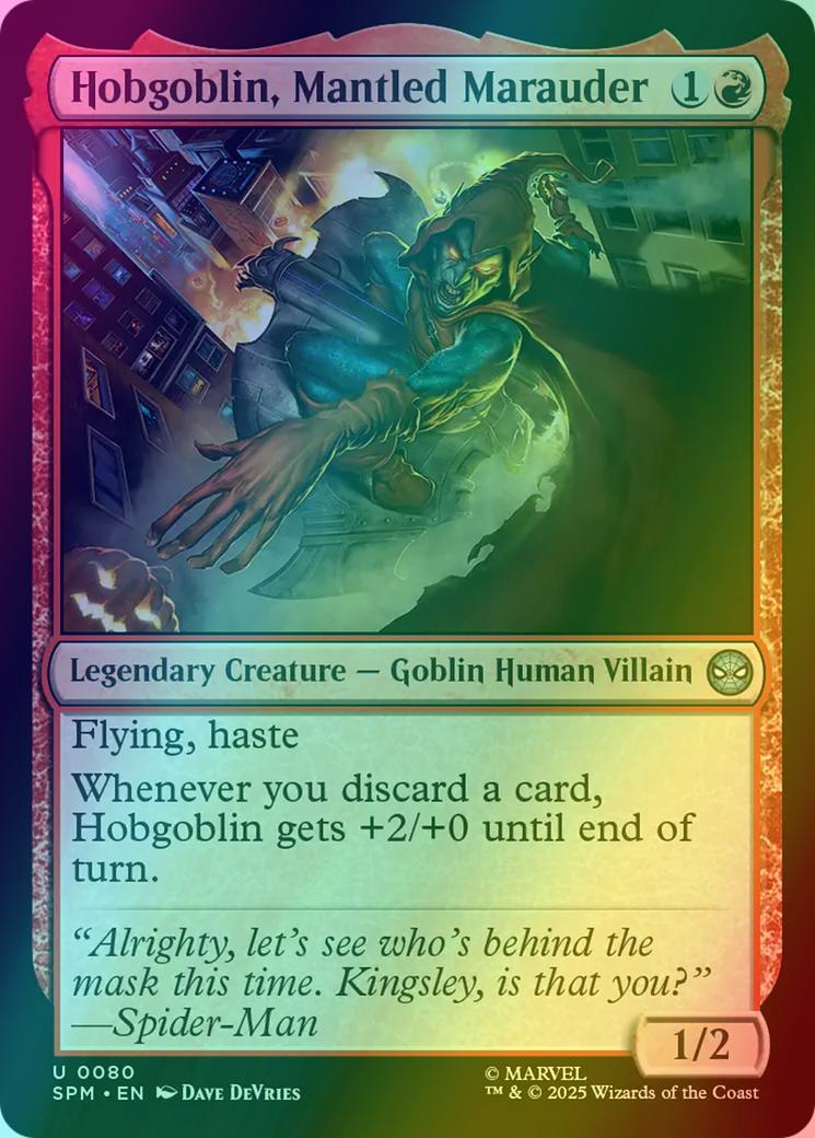 Hobgoblin, Mantled Marauder [80] [Marvel's Spider-Man] [Foil]