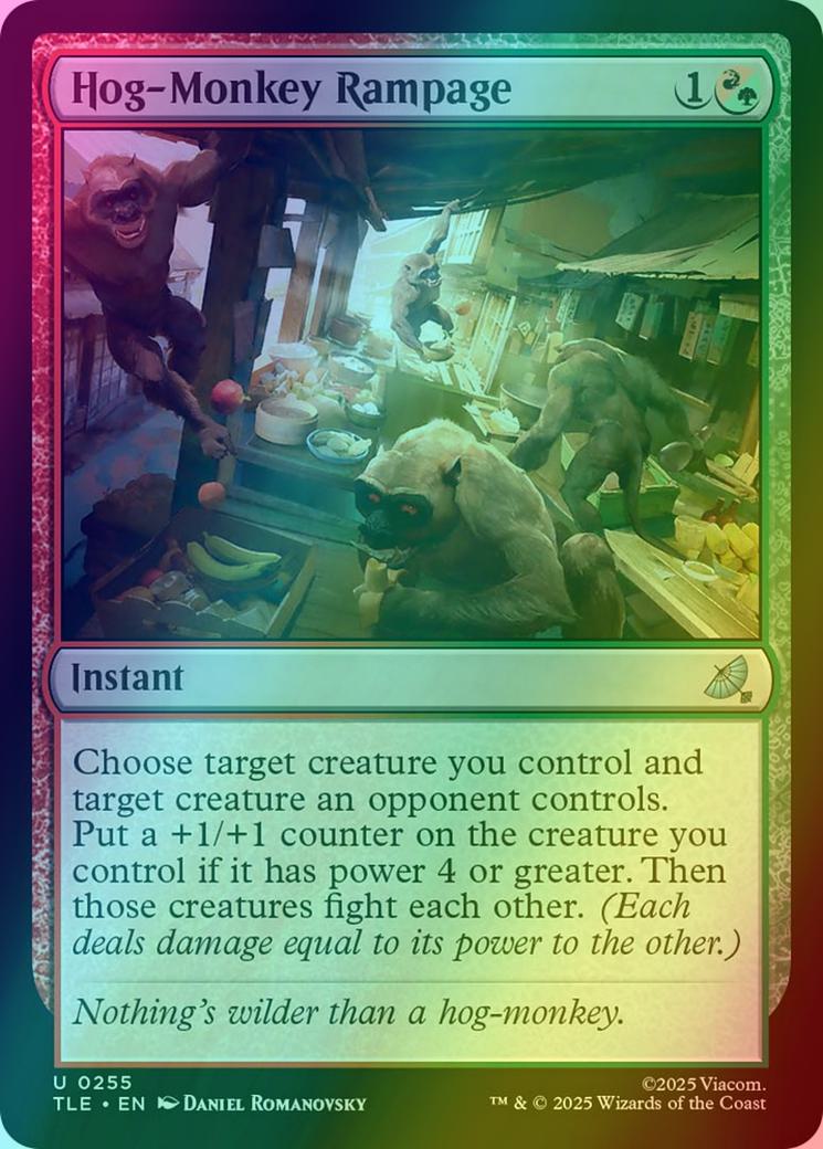 Hog-Monkey Rampage [255] [Avatar: The Last Airbender Eternal] [Foil]