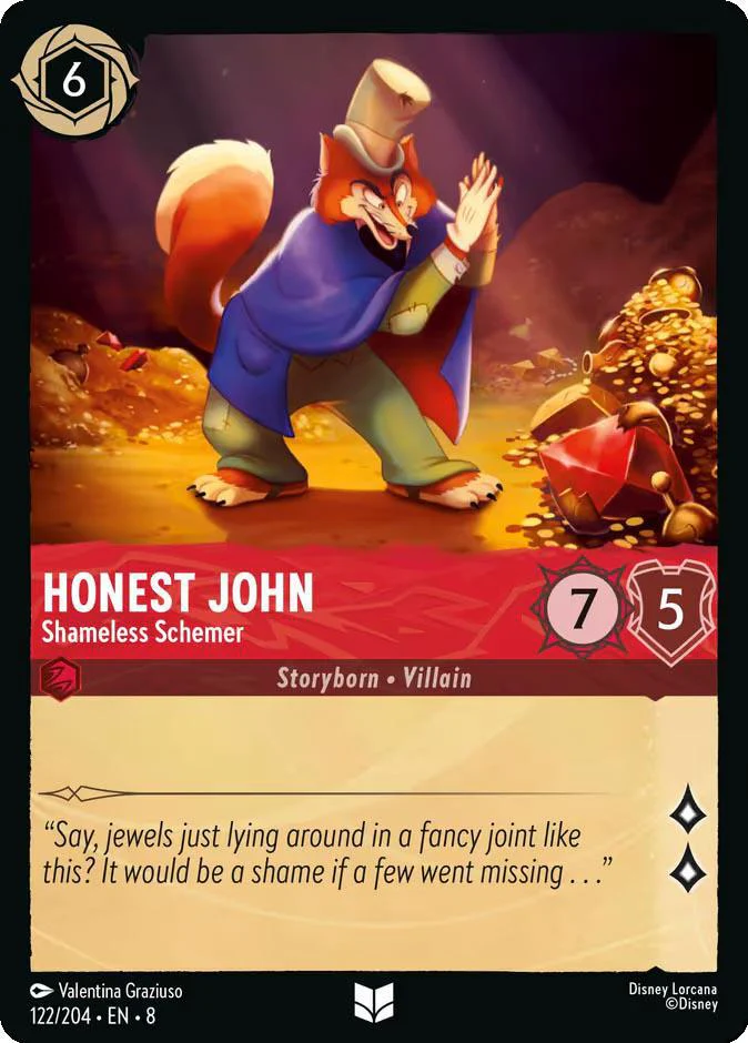 Honest John - Shameless Schemer - 122/204 [Reign of Jafar] [Non-Foil]
