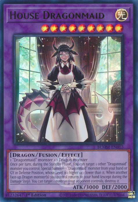 House Dragonmaid - BLMM-EN063 - Ultra Rare - 1st Edition