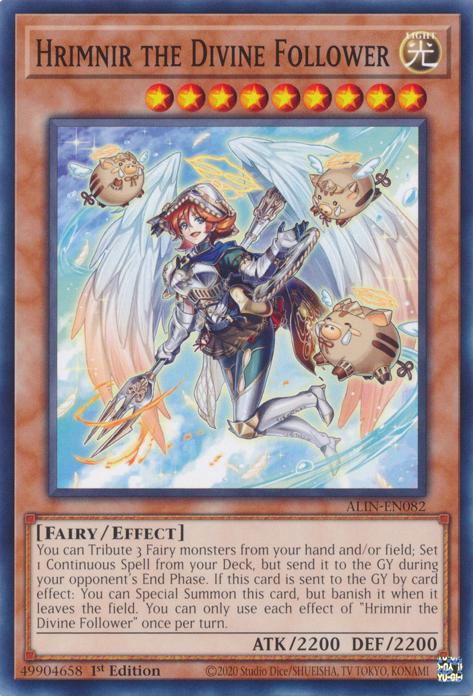 Hrimnir the Divine Follower - ALIN-EN082 - Common - 1st Edition