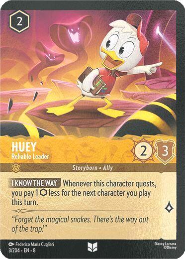 Huey - Reliable Leader - 3/204 [Reign of Jafar] [Cold Foil]