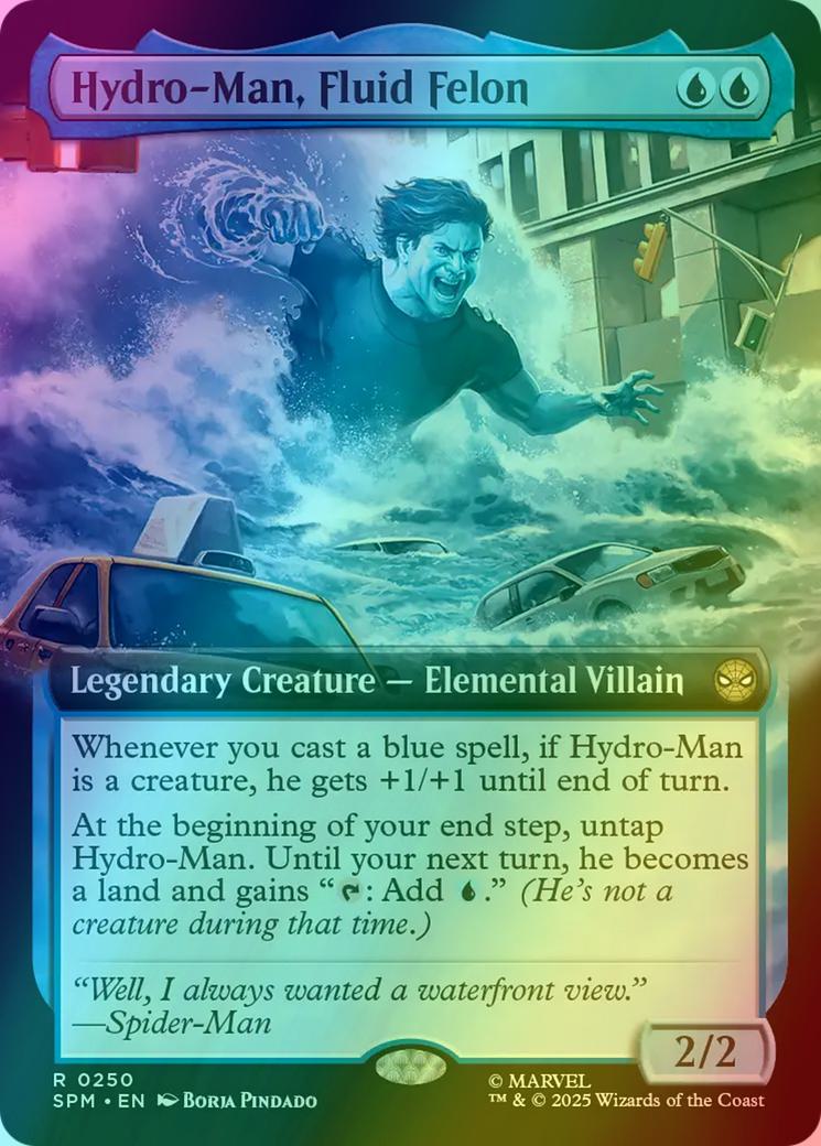 Hydro-Man, Fluid Felon [250] [Extended Art] [Marvel's Spider-Man] [Foil]
