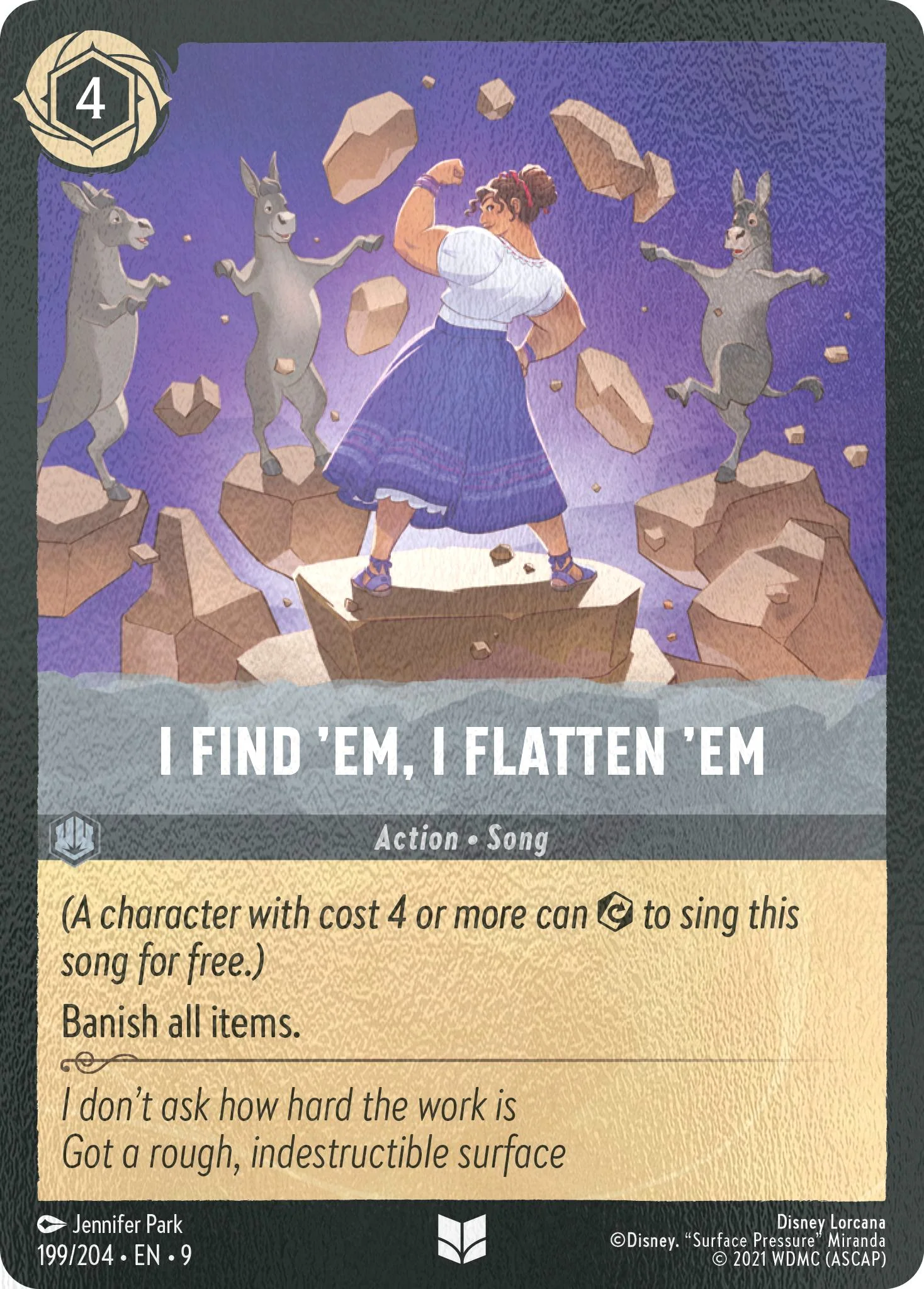 I Find 'Em, I Flatten 'Em - 199/204 [Fabled] [Cold Foil]