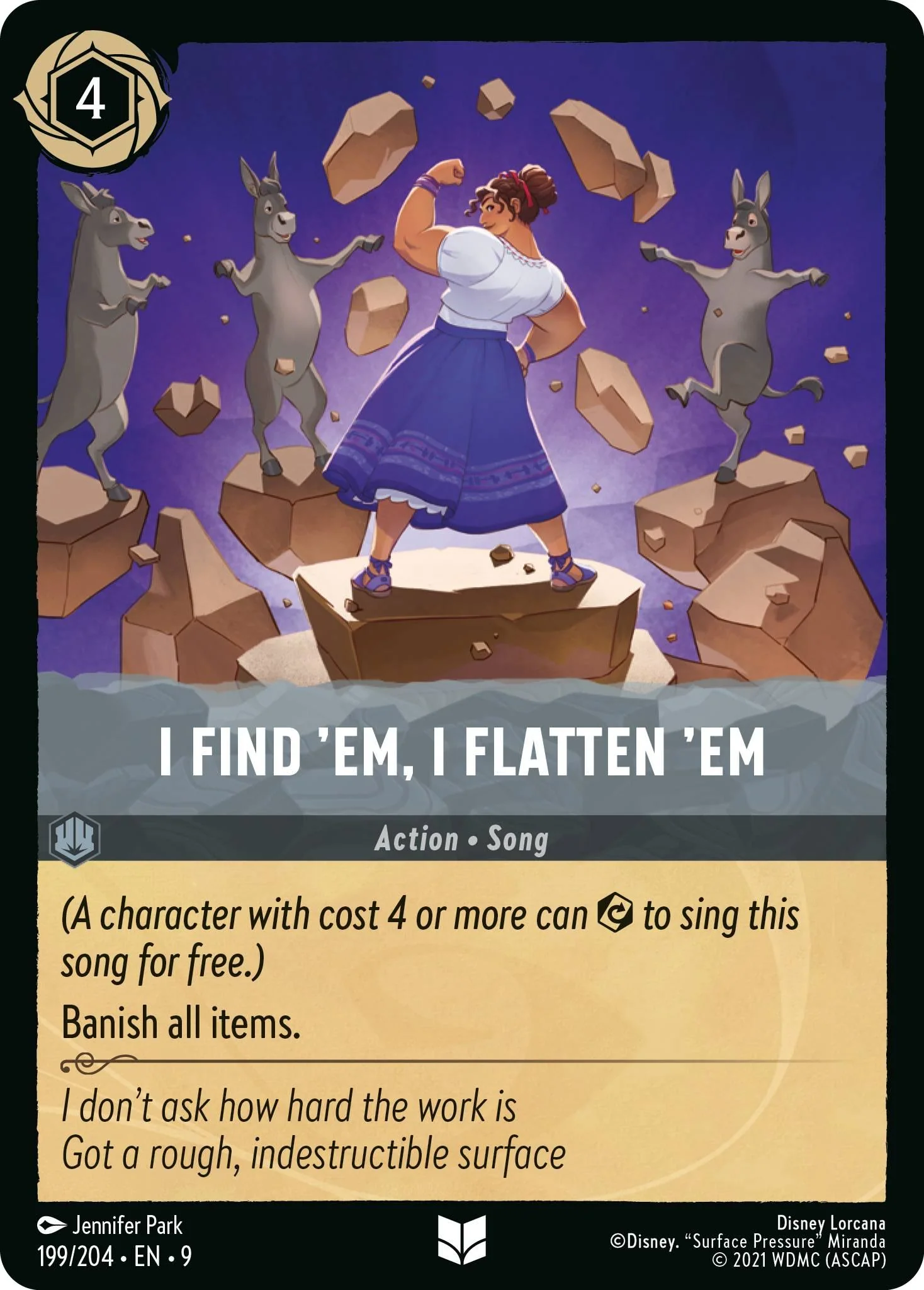 I Find 'Em, I Flatten 'Em - 199/204 [Fabled] [Non-Foil]