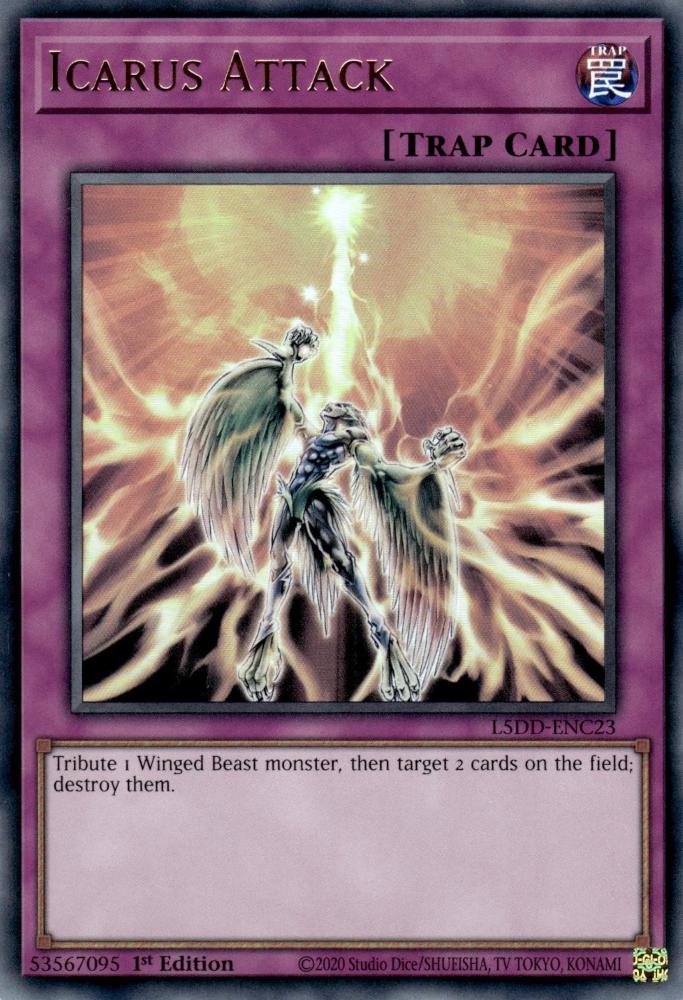 Icarus Attack - L5DD-ENC23 - Ultra Rare - 1st Edition