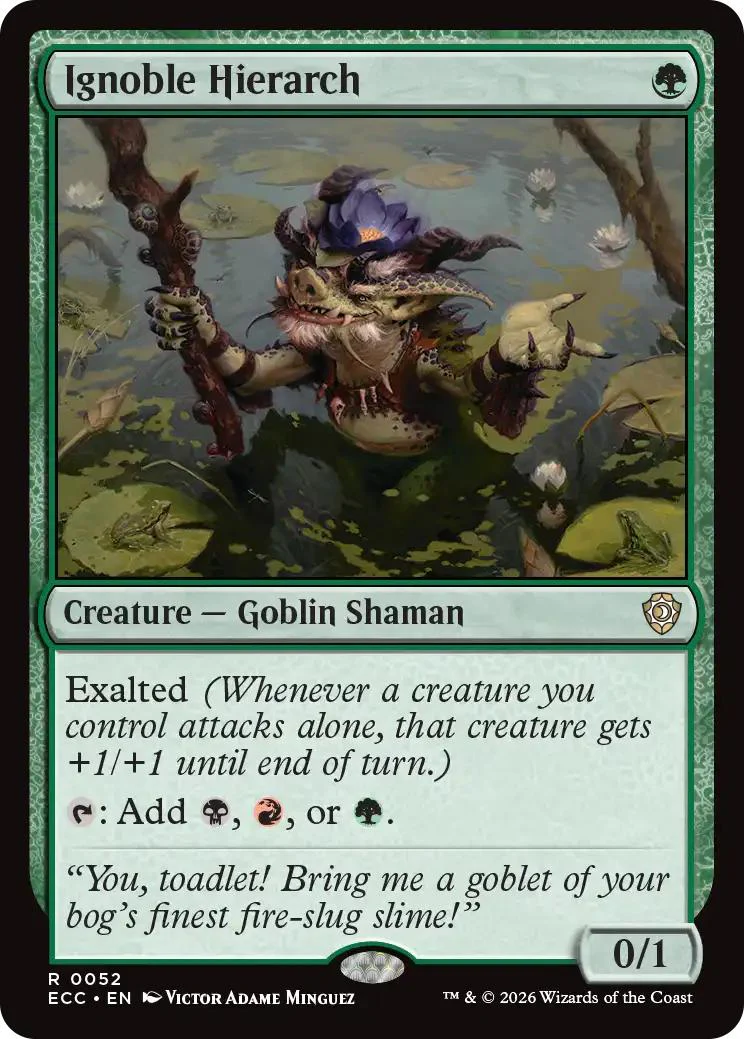 Ignoble Hierarch [52] [Lorwyn Eclipsed: Commander] [Non-Foil]