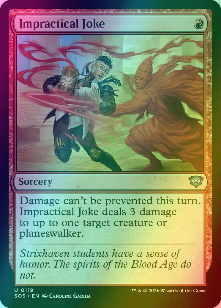 Impractical Joke [119] [Secrets of Strixhaven] [Foil]