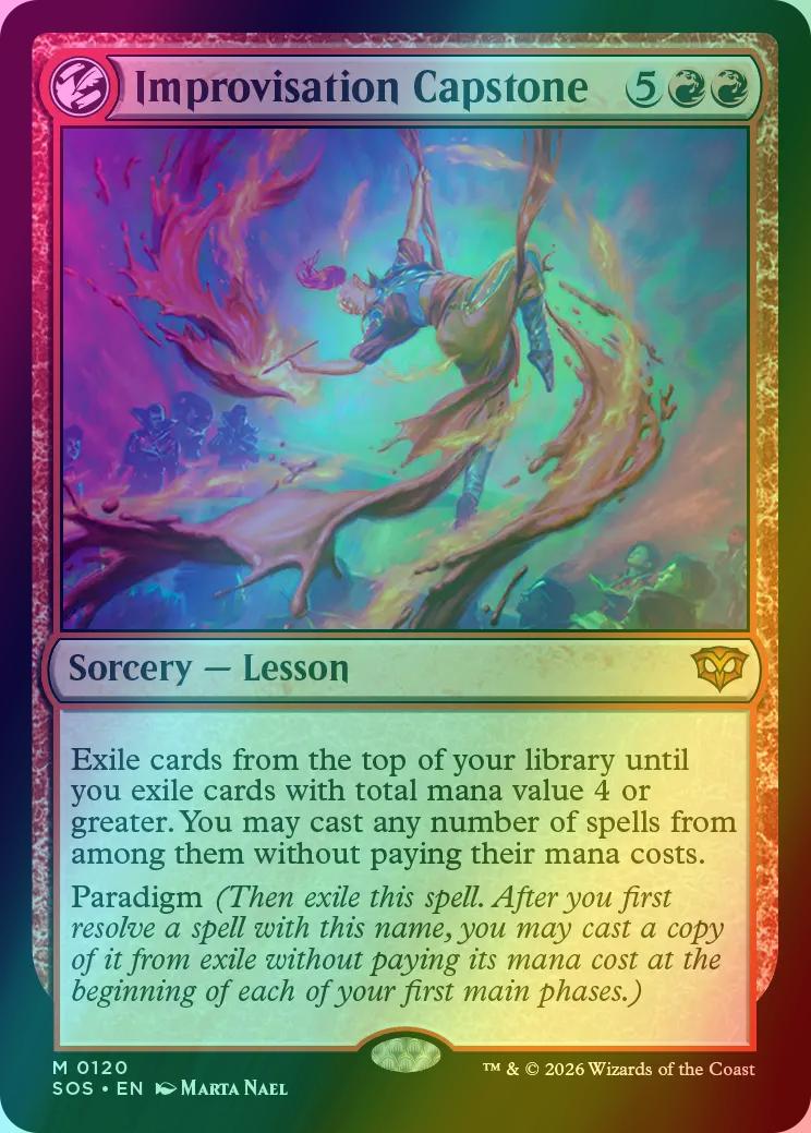 Improvisation Capstone [120] [Secrets of Strixhaven] [Foil]